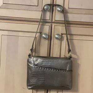 PINKY Leather Handbag, 10” L x 7.5 “H, Excellent Condition-Adjustable Strap.